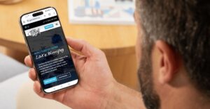 Example of a well-designed mobile responsive website interface for local businesses.
