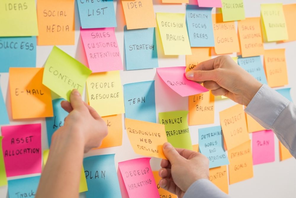 Marketing strategy notes showing how traditional ad methods changed after the Meta Andromeda update.