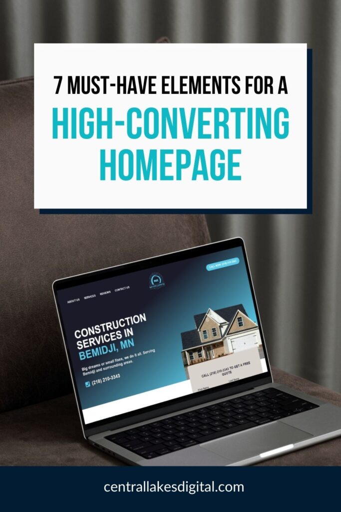 7 Must-Have Elements for a High-Converting Homepage
